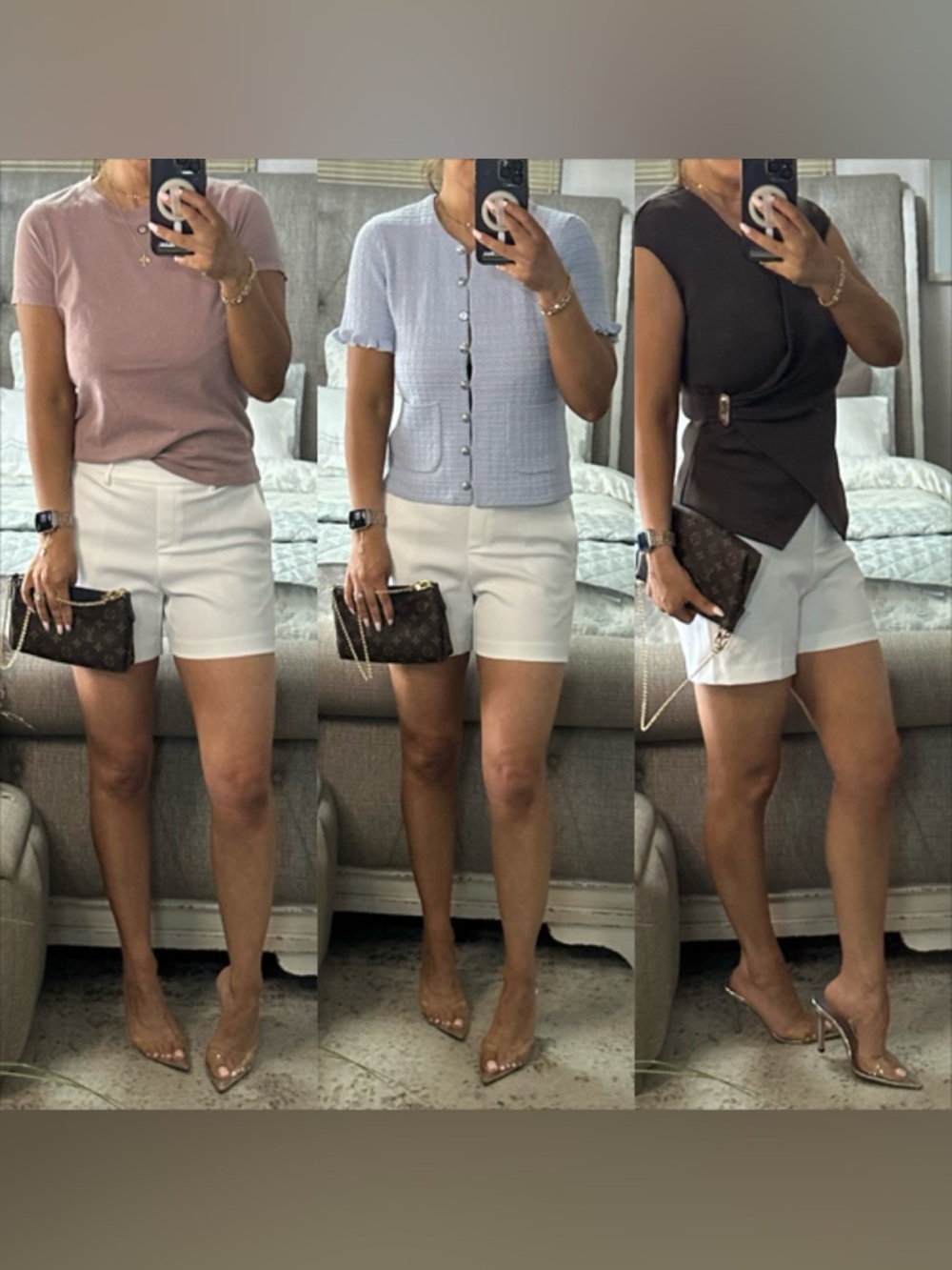 New✨ Crisp White Tailored Shorts